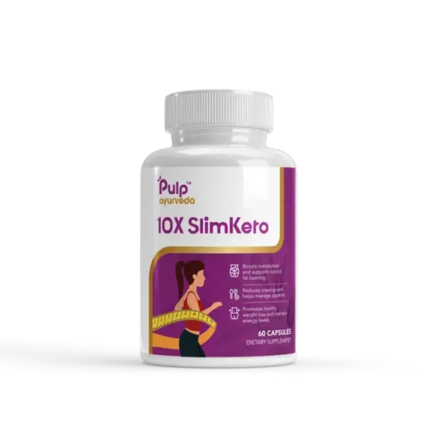 10X SlimKeto Plus Capsules (60) for Fast Natural Weight Loss